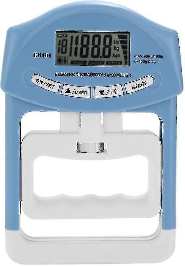 Strength Meter, Digital Lcd Electronic Dynamometer Hand Grip Power Measurement Tool Body Building Gym Exercises Mucle Gripper Strength Meter