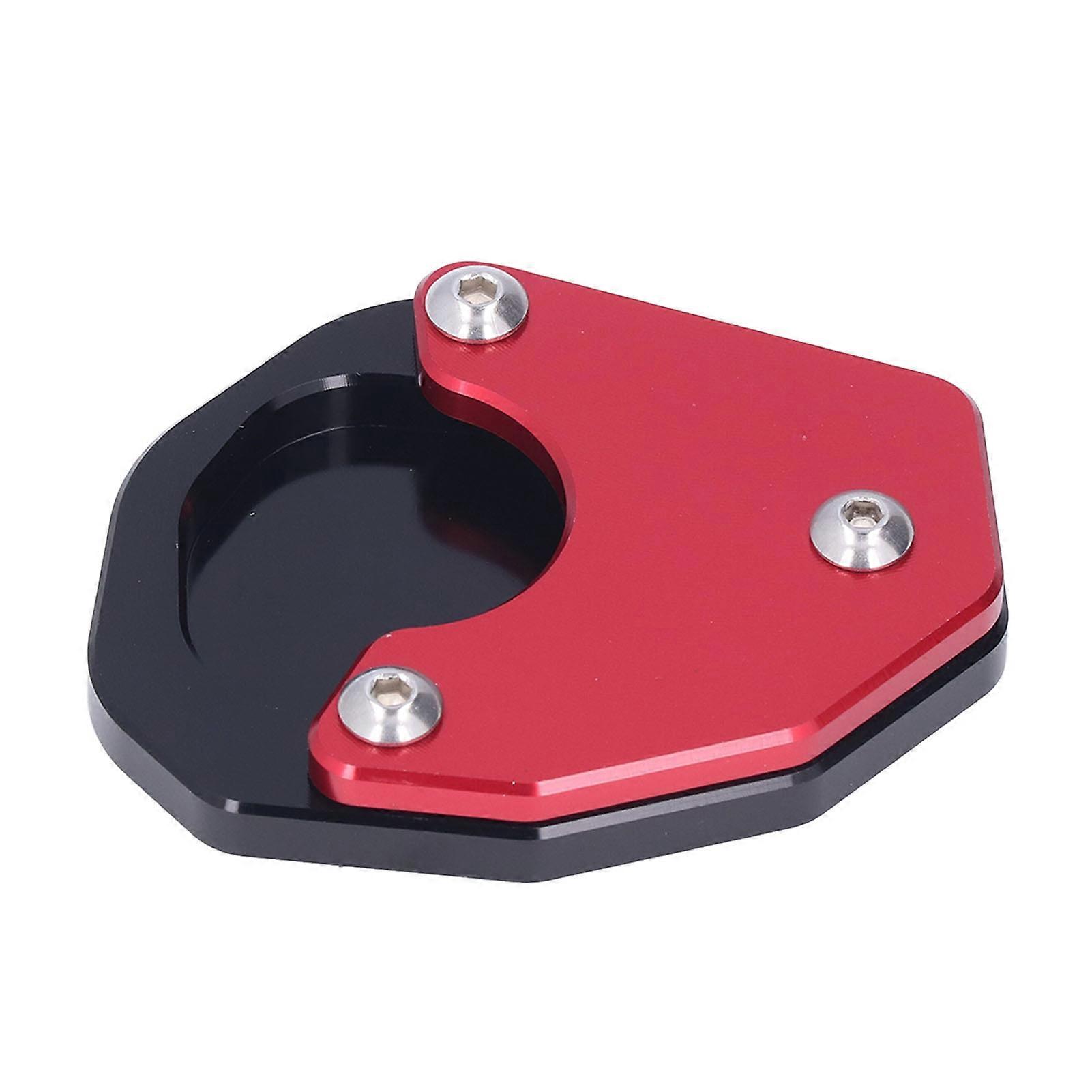 Motorcycle Kickstand Pad Parking Stand Plate Extension CNC Aluminium Alloy Replacement for Trident 660 20212022Red E2U812