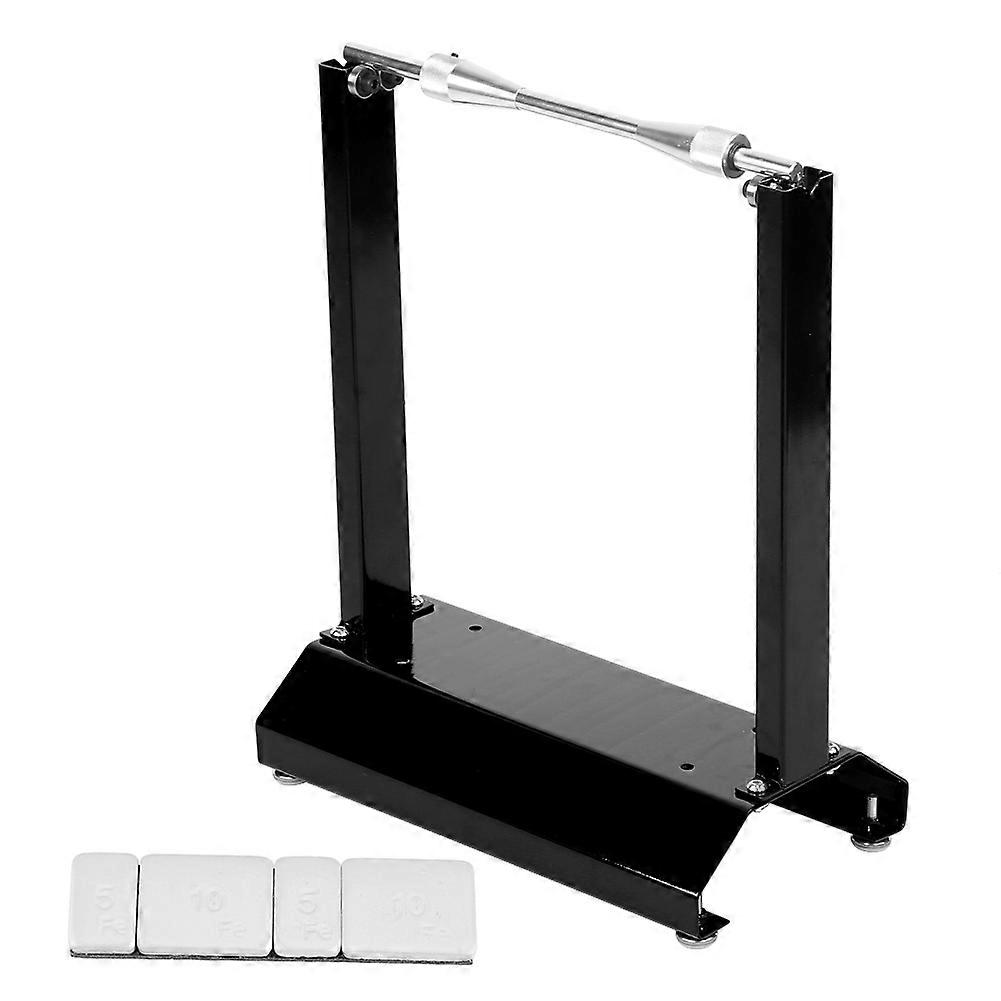 Motorcycle Wheel Balancer Balancing Stand Maintenance Rack Black E2U~01