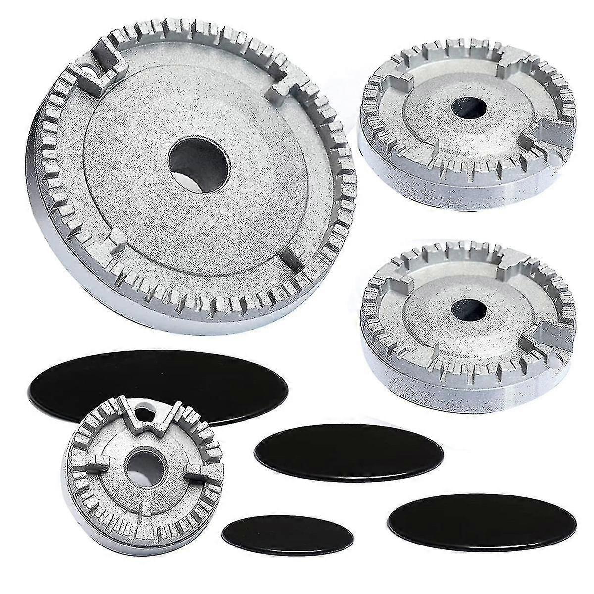 Herd Hut Set Herd Deckel Aktualisiert, Gasherd Krone Kappe, Gasdeckel passt Gasherd Brenner