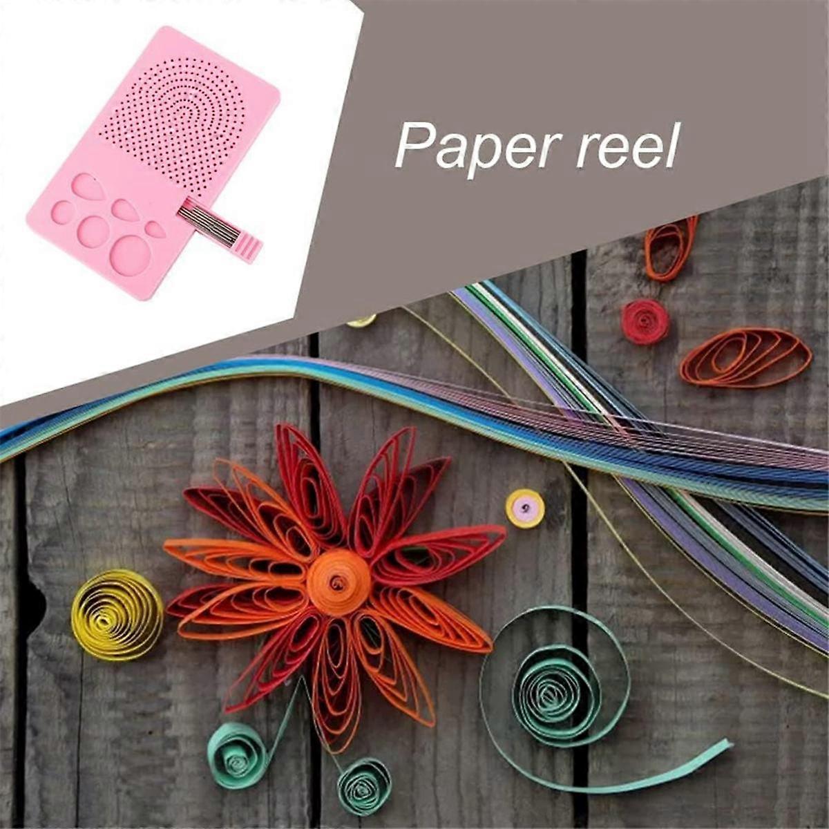 HEEPDD Tavola Per Quilling Con Vassoio E 20 Aghi – Kit Fai-da-Te Per Arrotolare Carta, Guida A Griglia, Strumento Per Arti E Mestieri, Idea Regalo Creativa