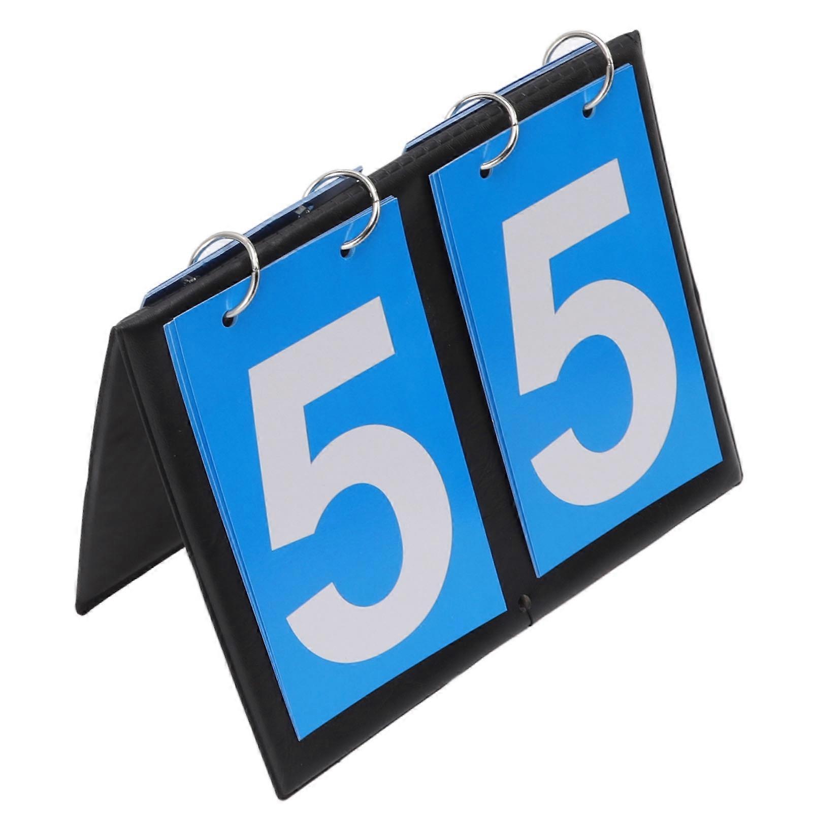 Digit Flip Scoreboard Portable Large Card Water Repellency Filp Sports Score Keeper για το μπάσκετ