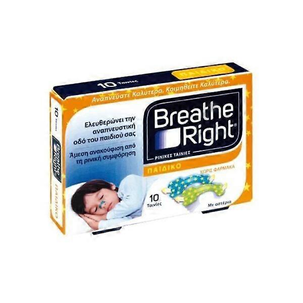 Breathe Right Kids Nasal Strips 10-Pack