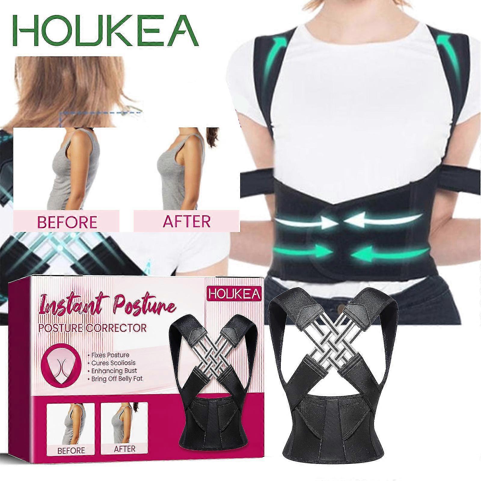 Adjustable Back Corrector Shoulder Posture Brace, Posture Corrector Back Support Posture Strap for Posture Trainer