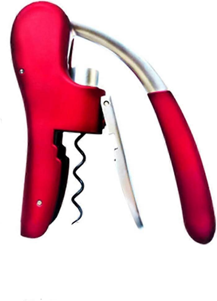 Ouvre-Bouteille de vin Manuelle, matriau en Alliage de Zinc, Anti-Corrosion, poigne incurve Confortable et Facile  Tenir, avec Bouteille de Coupe d'al