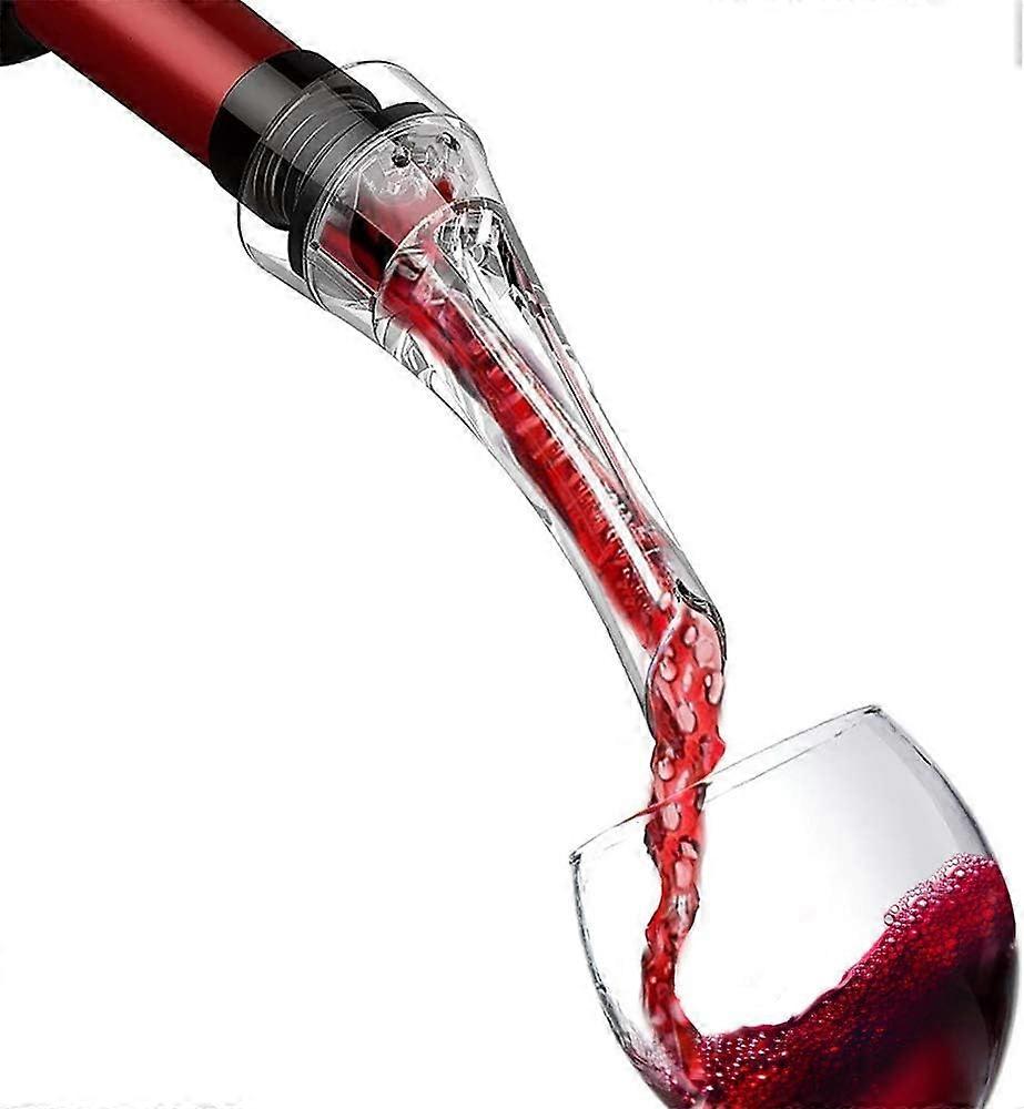 Wine Decanter Set, Quick Dispersing Red Wine Aerator with Stand