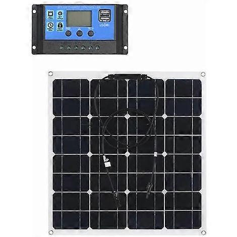 Solar panel-single crystal 50w (order note 40A controller blue European standard)