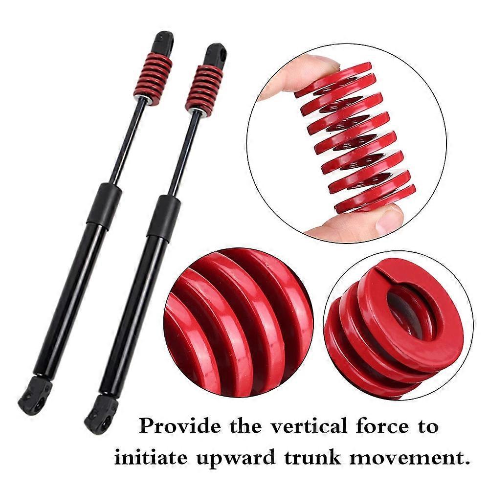 2Pcs 25mm OD Die Spring For Rear Trunk Tailgate Strut Support Left Bars Red For Tesla Model 3 2017