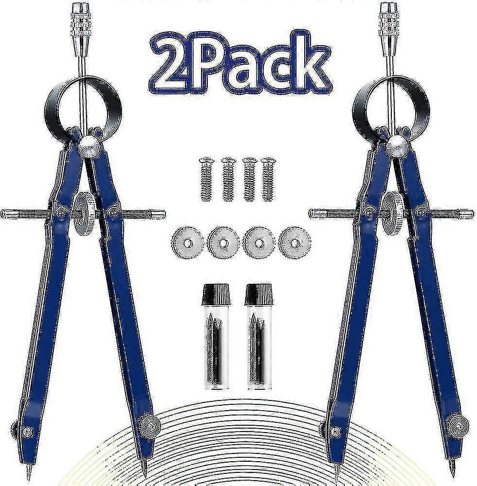 Professional Compass With Lock 10 Inches Diameter Iskm Geometry Compass With N