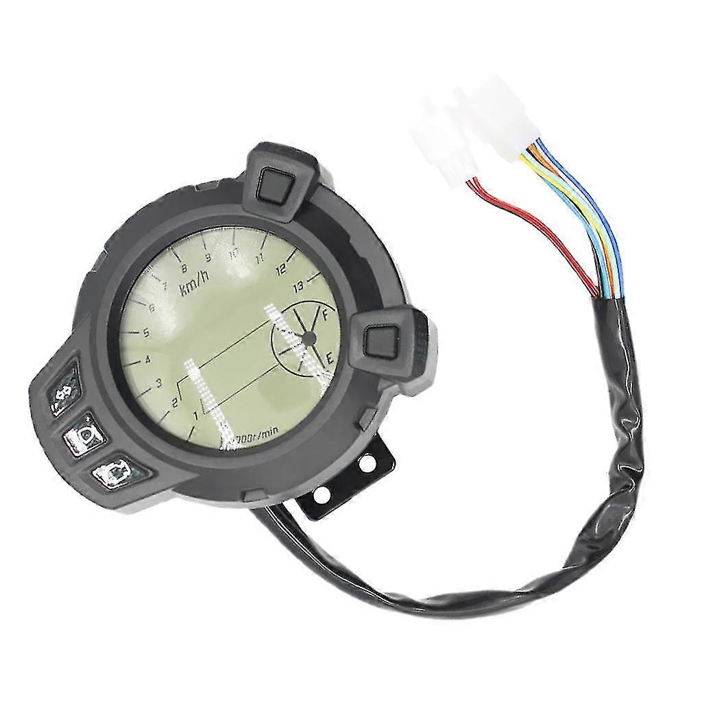 Motorcycle led digital ometer   , oil , 7 color display, 12v dc