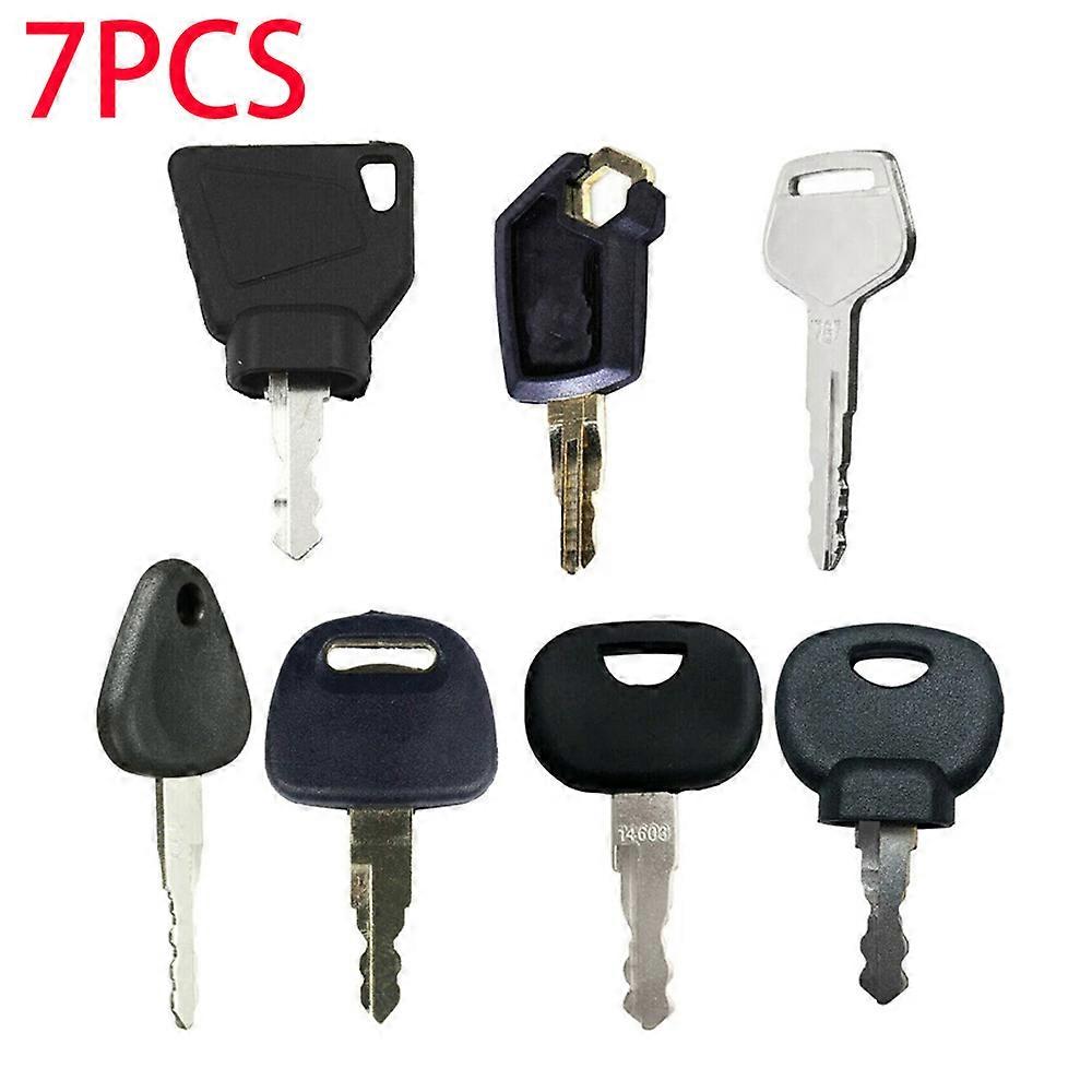 7 معدات حفارة المصنع الرئيسية مجموعة مفاتيح ل JCB CAT فولفو 14603 14607 هيتاشي