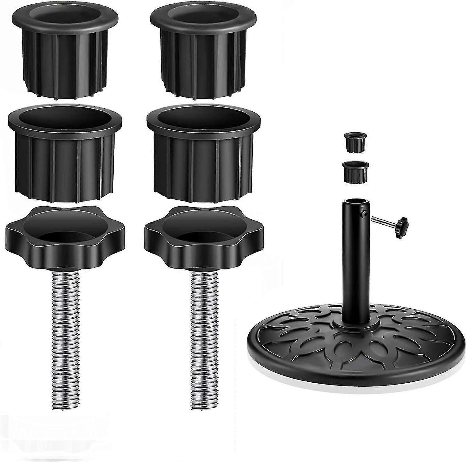 6 Pieces Umbr Base D Hole Rings Plug Cover And Caps Patio Parasol Umbr Base D Caps Screws S Replacement