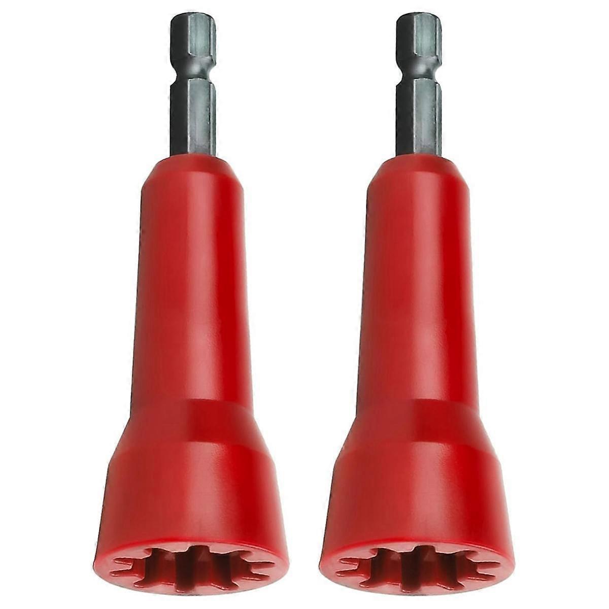 Wire Twister,Wire Twisting Tool, Twister,Spin-Twist Wire Connector Socket with 1/4 Inch Chuck,2 Pac