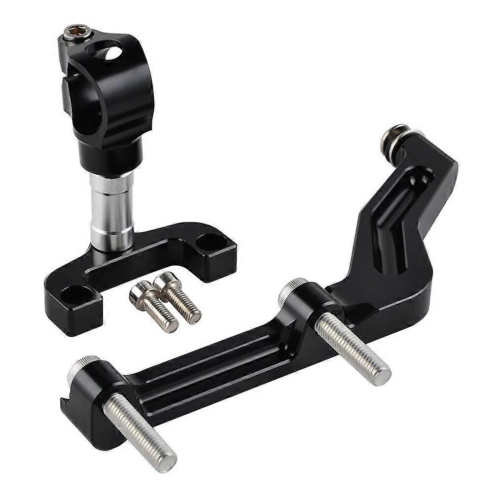 NICECNC Kit di montaggio dell'ammortizzatore di sterzo in alluminio nero per moto Set di supporto stabilizzatore per Kawasaki Z 650 Z650 2017-2018