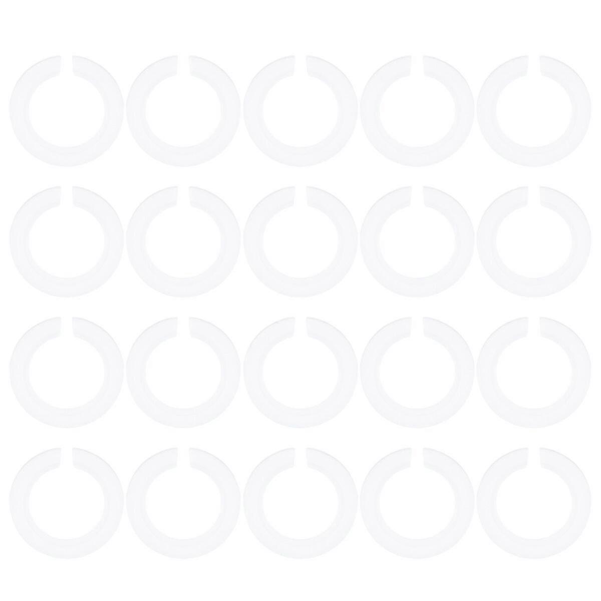 20 Pcs E27 Bulb Transform Circle Bulb Lighting Socket Lampshade Adapter Ring Lampshade Converter Ring