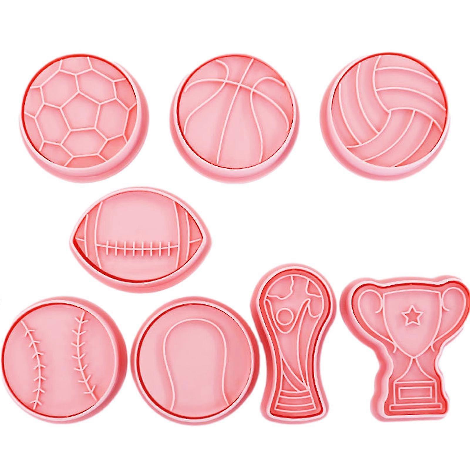 Biscuit Baking Stencils 3D Pastry Cutters Set Reusable Pressable Biscuit Stencil