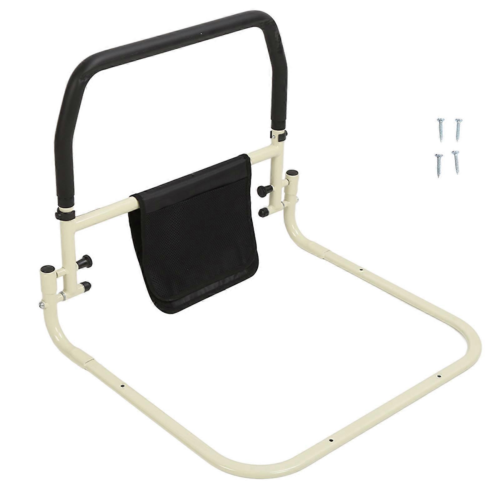 Bed Rails for Elderly Adults Safety Bed Assist Rail Standing Bar Assistant Punch Free Foldable Bedside Standing Grab Bar Type C