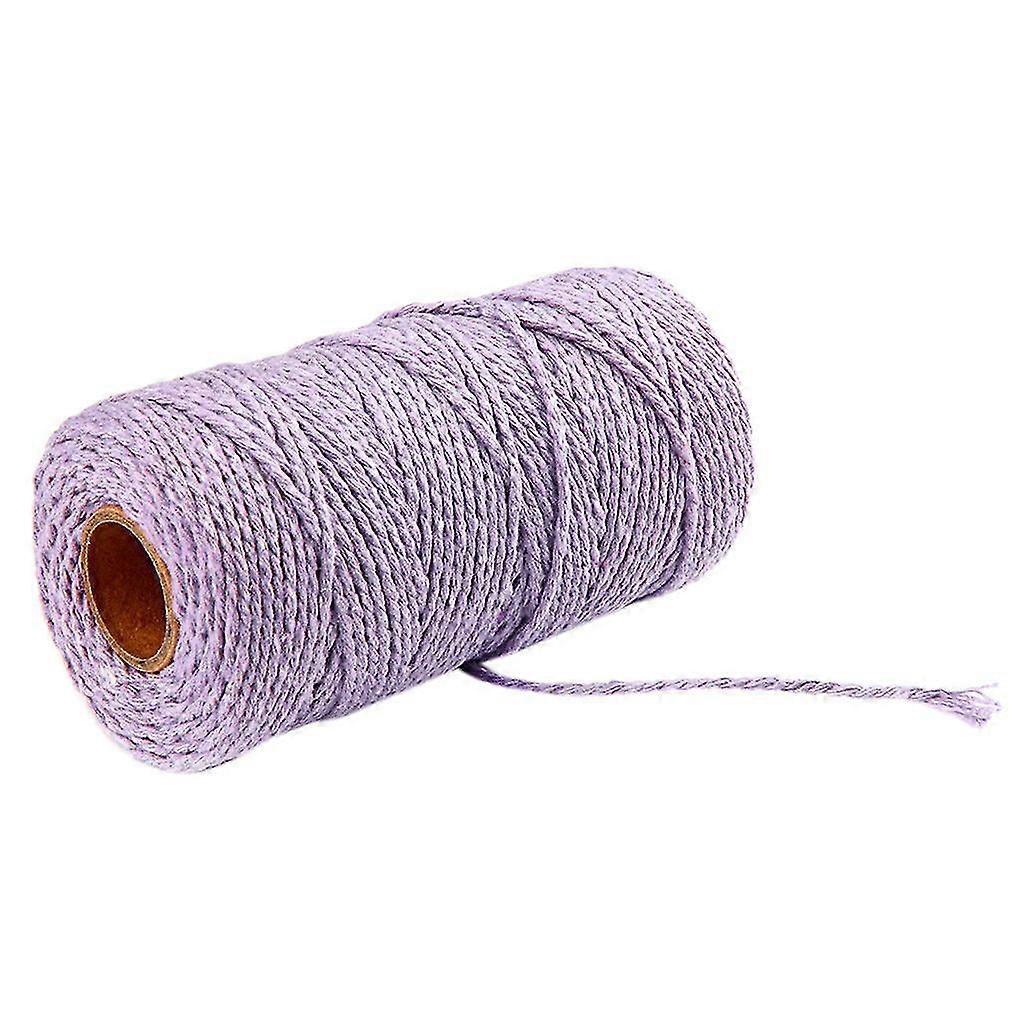 100m Long/100yard Pure Cotton Twisted Cord Rope Crafts Macrame Artisan String