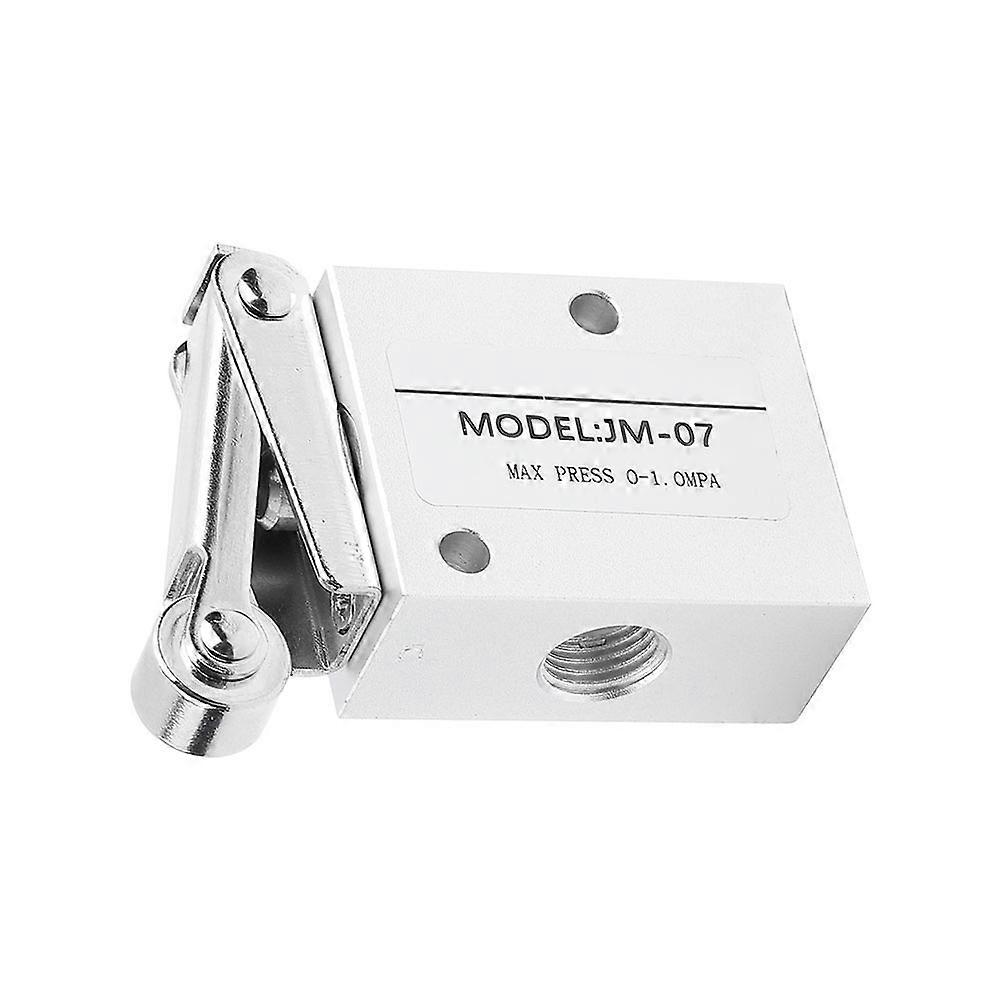 PT 1/4 Thread Roller Type Mechanical Pneumatic Valve 2 Position 3 Way