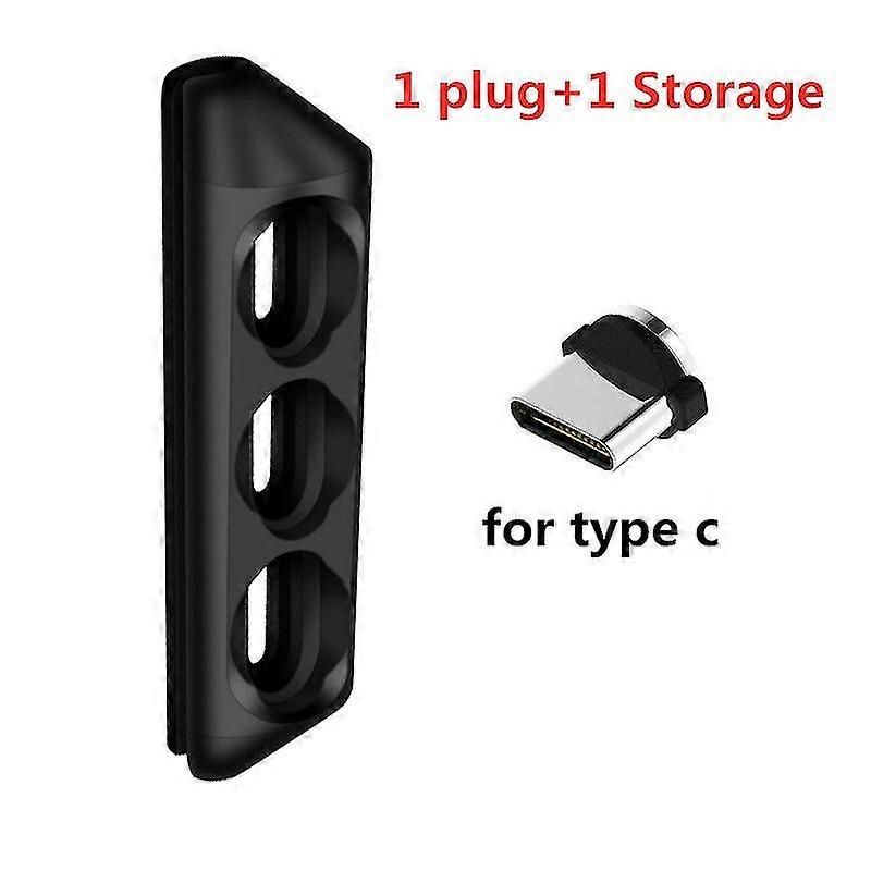 3/1pcs Magnetic Cable Plug Case Portable Storage Box Magnet Charger Plugs