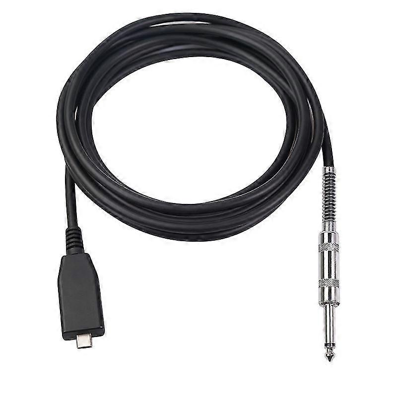 Usb Guitar Cable Usb Recording Cable Usb To 6.35mm Jack Pc Recording Cable
