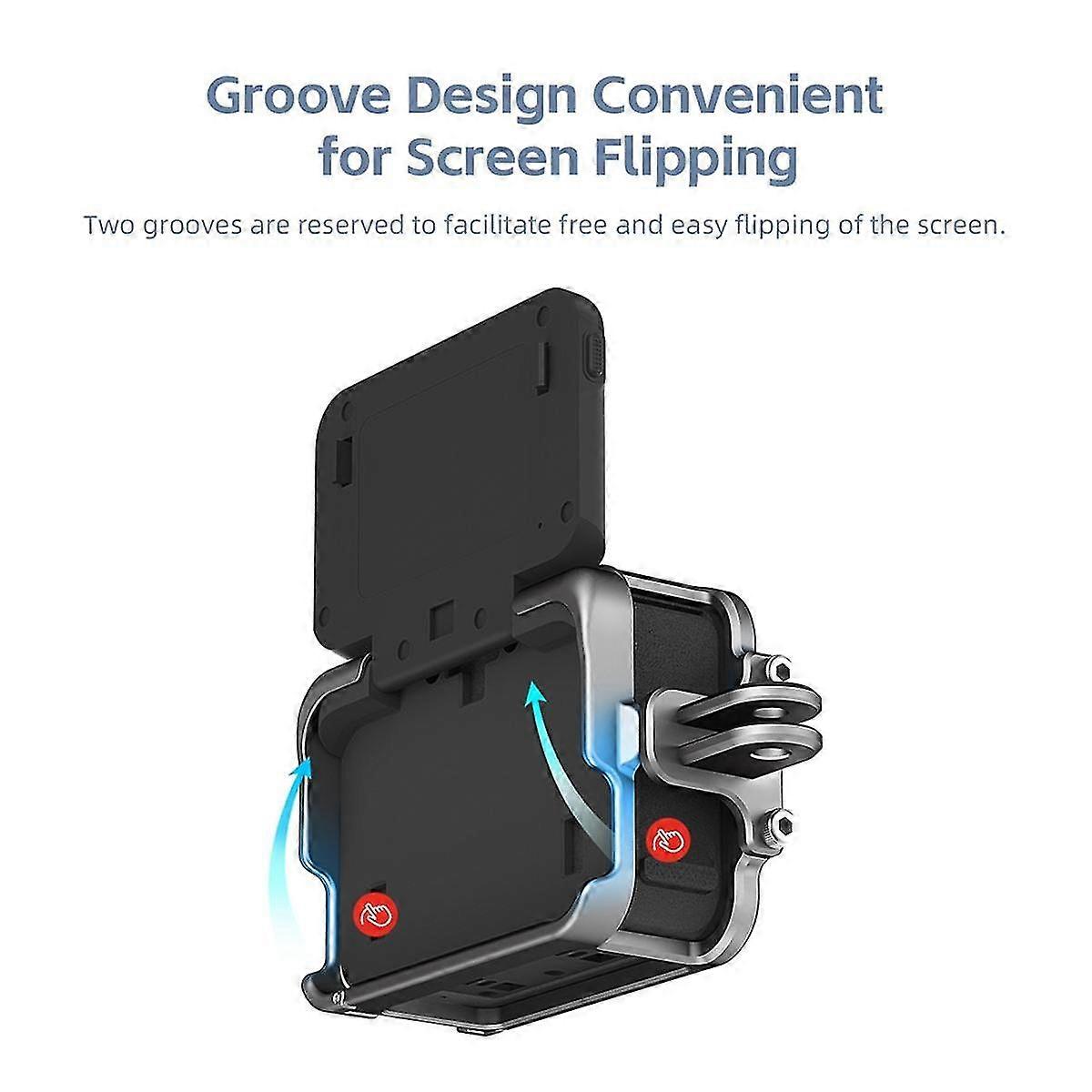 Aluminium Alloy Frame Case For Insta 360 Pro For Vertically Dual Cold Shoe Protective Shell