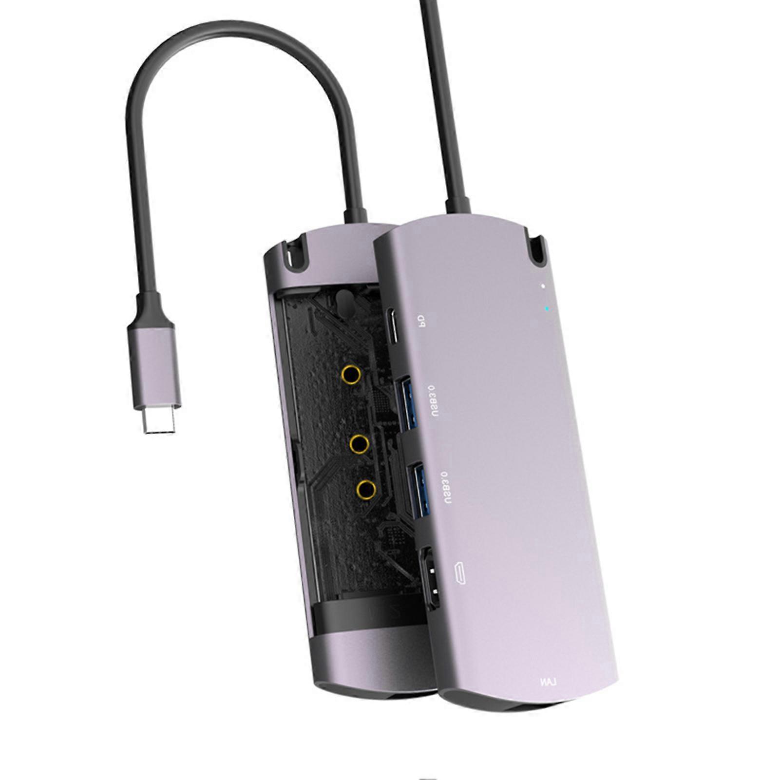 M.2 NGFF Hard Disk Box + Docking Station 6-in-1 NGF Mobile Storage Dock Type-C