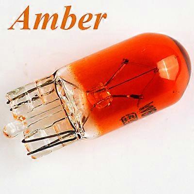 flytop (10 Pieces/Lot) 501 W5W XENON T10 Glass 12V 5W W2.1x9.5d Single Filament Multiple Colour Car Bulb Lamp sy