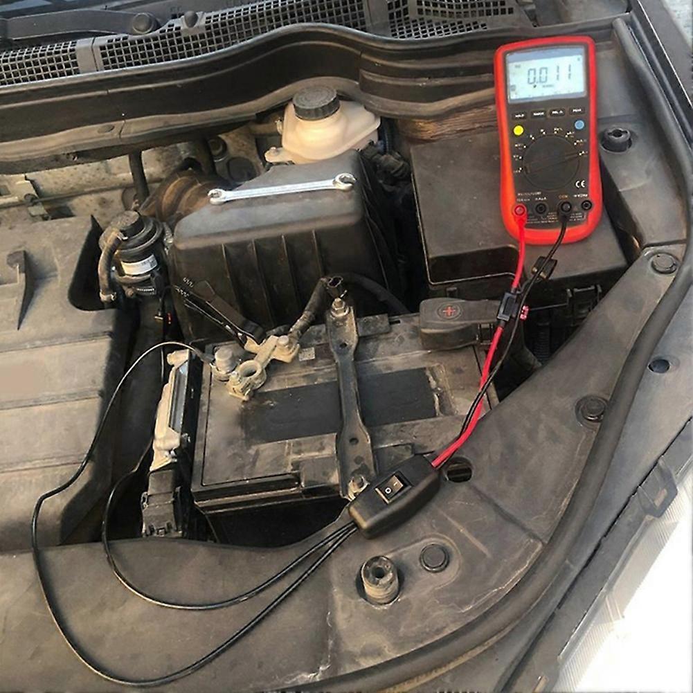 Battery Current Detector U Spring Clamp Parasitic Drain Tester No Power Off Current Drain Test Tool Automobile Diagnostic Tools