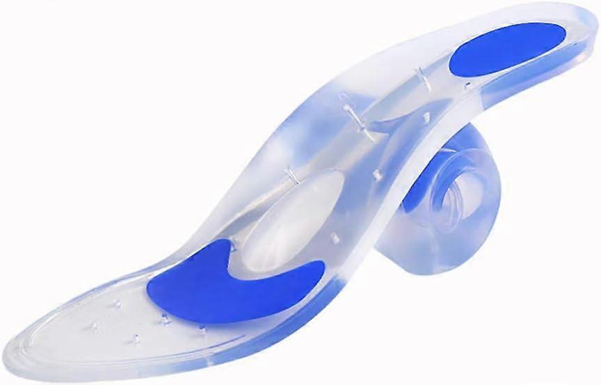 Insoles Silicone Gel Arch Support Orthotic Shoe Insert - Relieve Plantar Fasciitis Pain Release Heel Bone Spur Calluses and Corns Massage Heels and Me