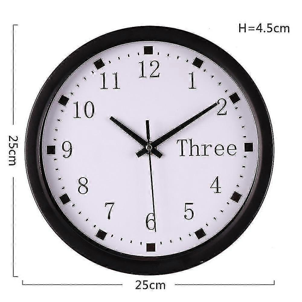 Silent Sweep Modern  Ful Desk Creative Simple Digital Clock