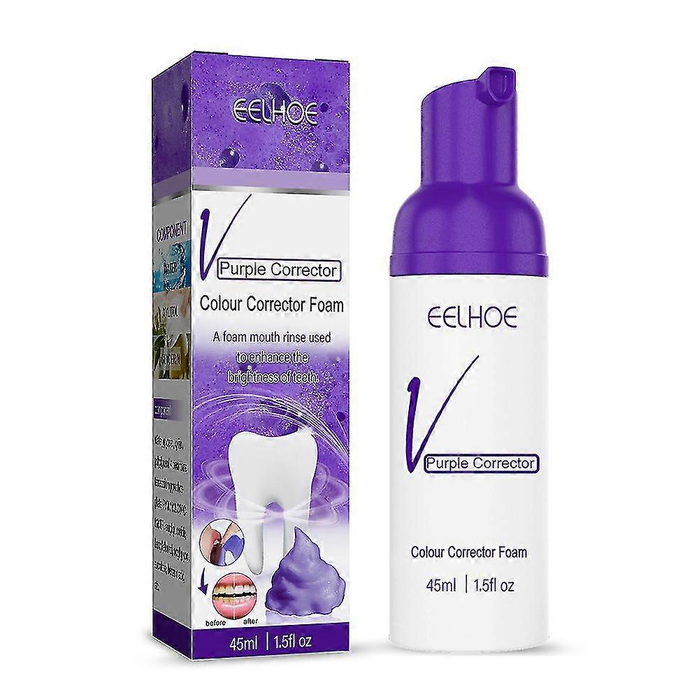 Teeth Whitening Mousse Foam Toothpaste Deep Cleaning Stain Remover 45ml