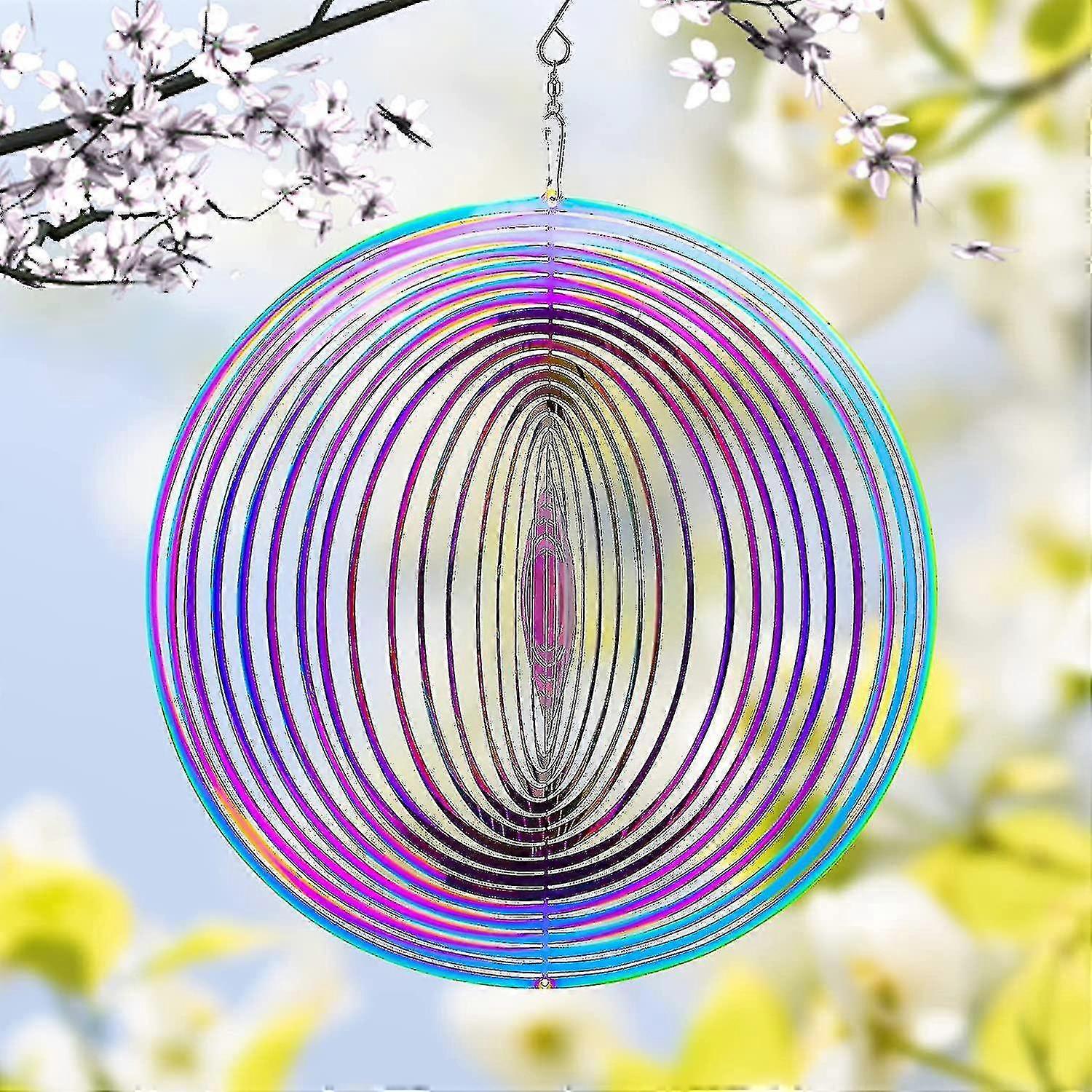 Wind Spinners For Yard And Garden Decor, 3d Hanging Wind Spinner Sculptures Kinetic, Metal Yard Garden Art Outside Decorations, Home Outdoor Decor Cra