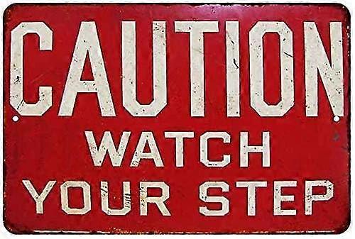 Assista ao seu passo Vintage Look Chic Distressed 8x12 polegadas OU 12x16 polegadas modo de metal 3014