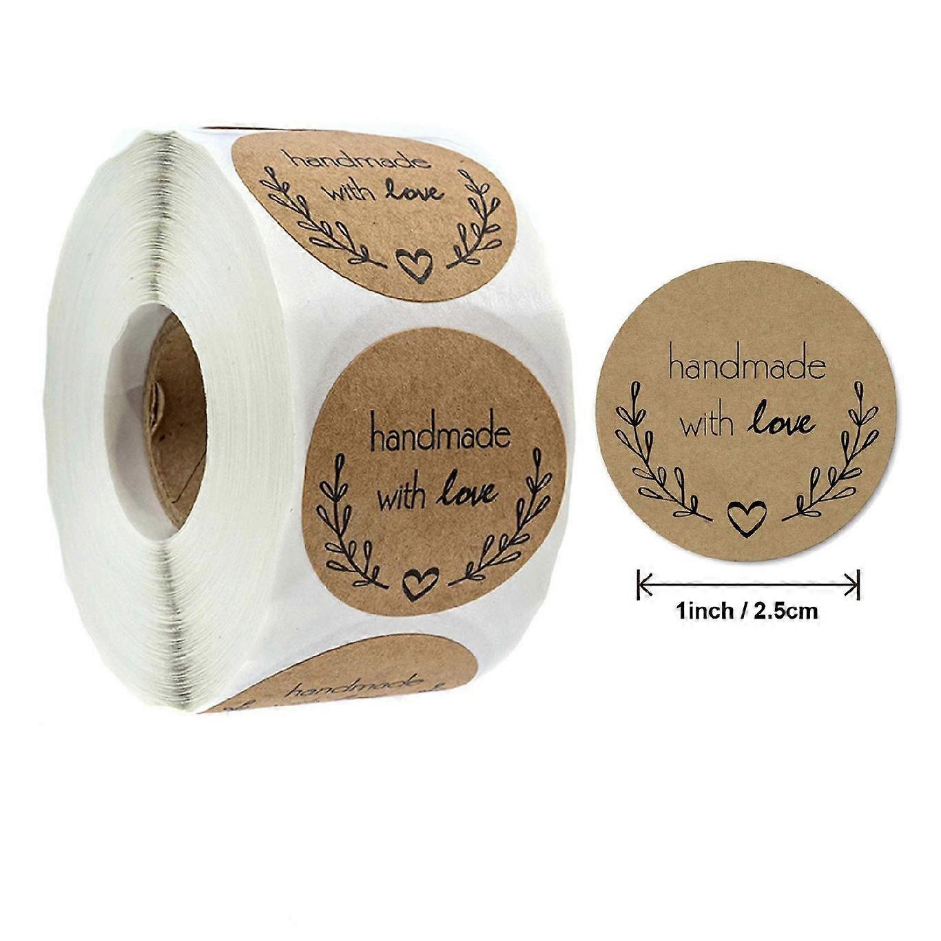 Jam And Jelly Jar Labels, Canning Labels For Mason Jars And More(2" Round 500/roll) With Lines For Writing- Jar Labels Homemade Jam, Jelly, And MoreA