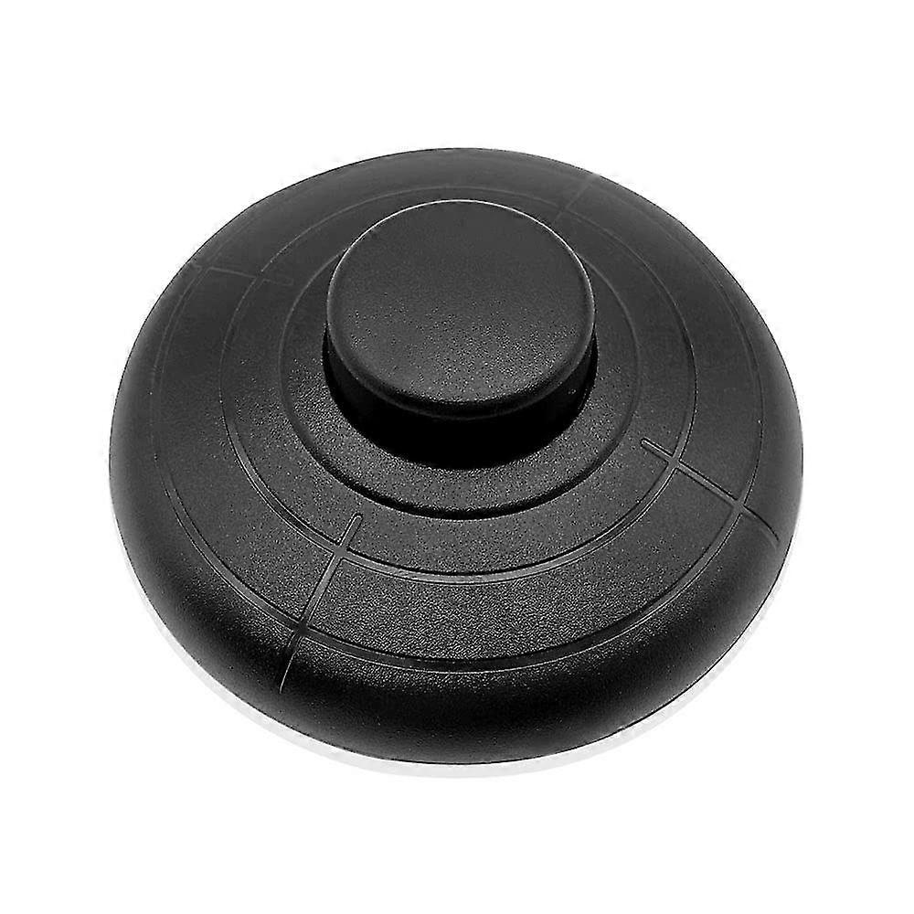 Diameter 70mm Black Round Foot Switch For Lamp Foot Push Switch Inline Foot Switch Foot Pedal Switch Foot Press Switch For 2 Or 3 Core Flex