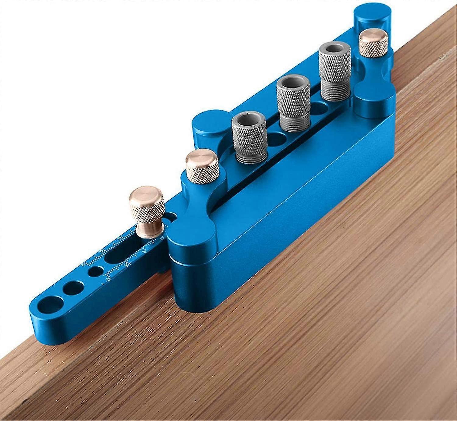 6/8/10mm Self Centering Doweling Jig, Self Centering Jig Drill Guide Kit Woodworking Positioner Locator