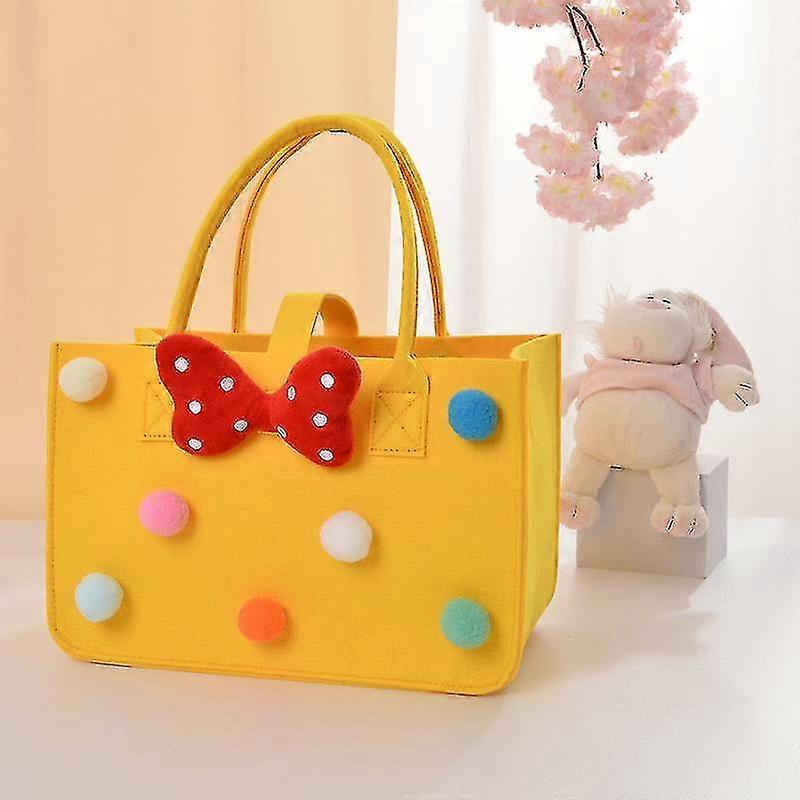 Creative Felt Tote Bag Large Capacity Felt Storage Bag