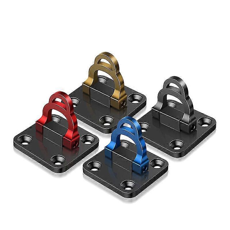 Folding Fishing Rod Throw Hook Multifunctional Spring Rope Hook Box Accessories(4 Pieces - Multicolor)