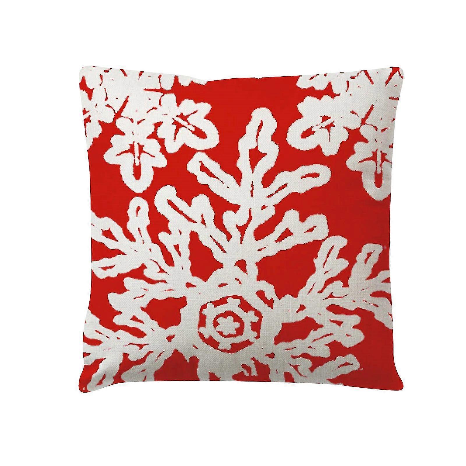 クリスマスデコレーションピローカバーシングルサイドショートベルベット枕カバーソファホーム