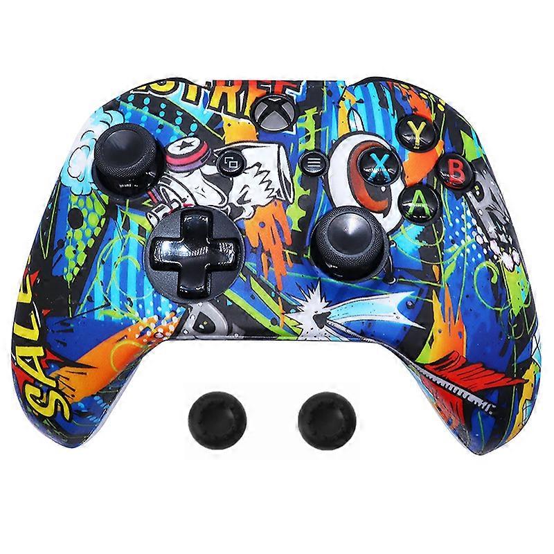 For Xbox One S Controller Silicone Cover Skin Grip Protective Case For Xbox One S Joystick Gamepad Cases Game Handle Covers New - Cases