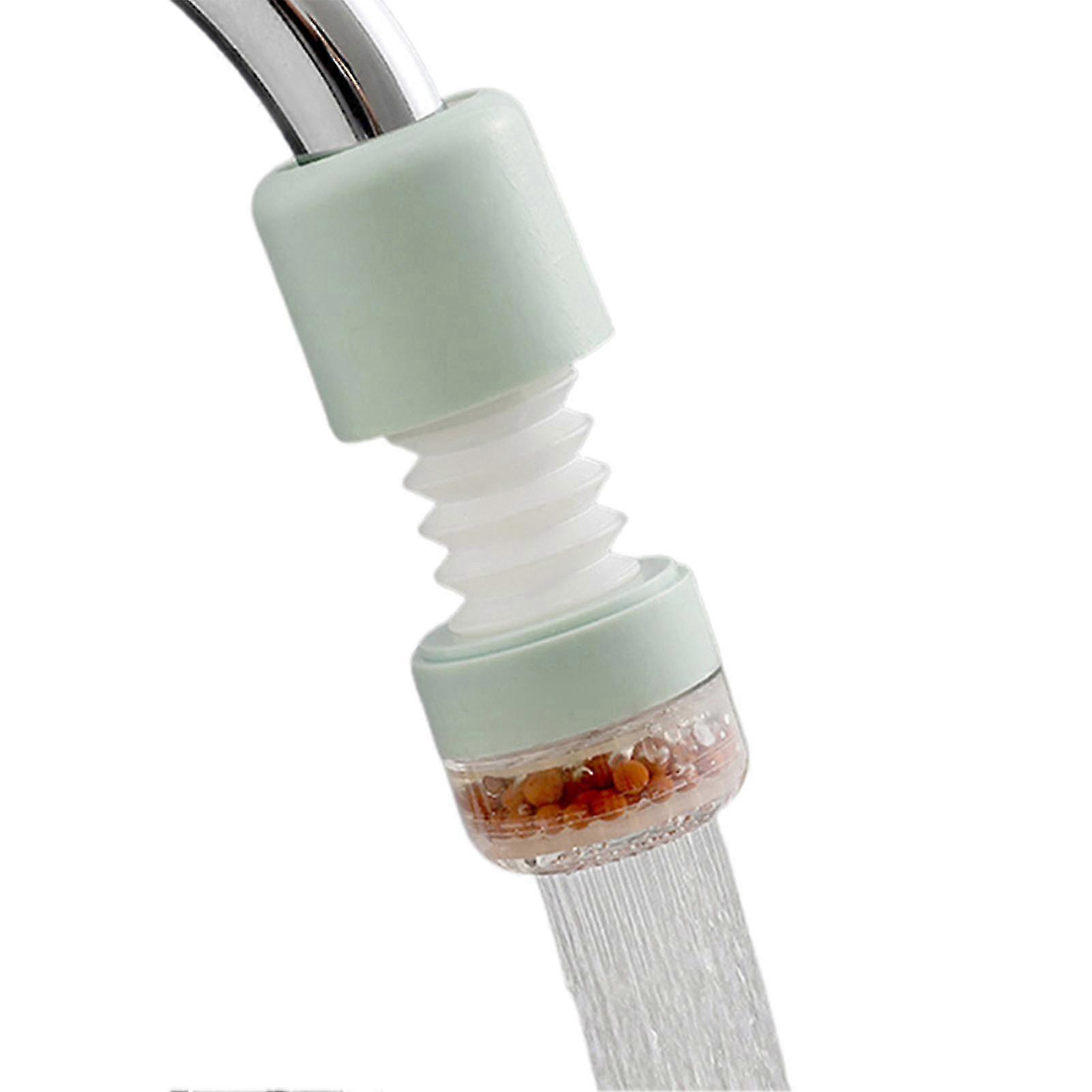 Rotatable Filter Shower Nozzle Extended Water Filter Swivel Head Kitchen Faucet Bubbler Extender