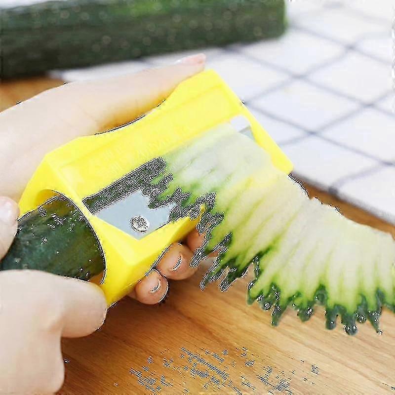 Kauneustyökalujen avulla voit leikata kurkun Kauneus Kauneus Kurkkuleikkuri Veitsi Teroitin Keittiötarvikkeet Kuorinta Hedelmät Curling A