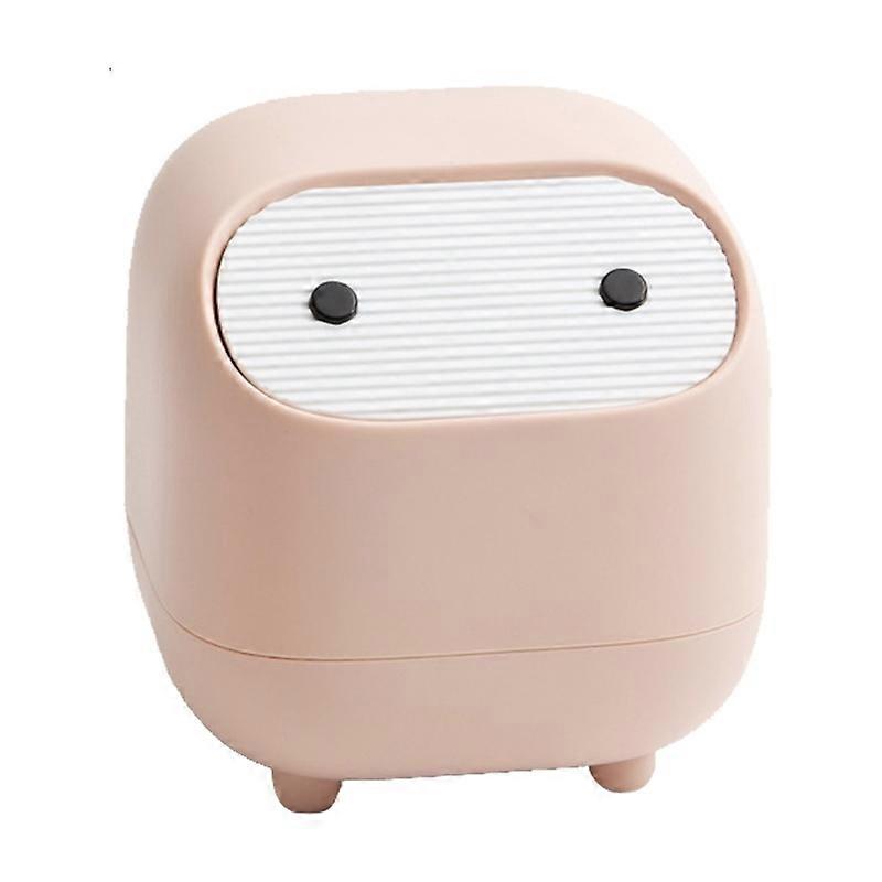 Desktop Mini Dual-layer Push Trash Bin