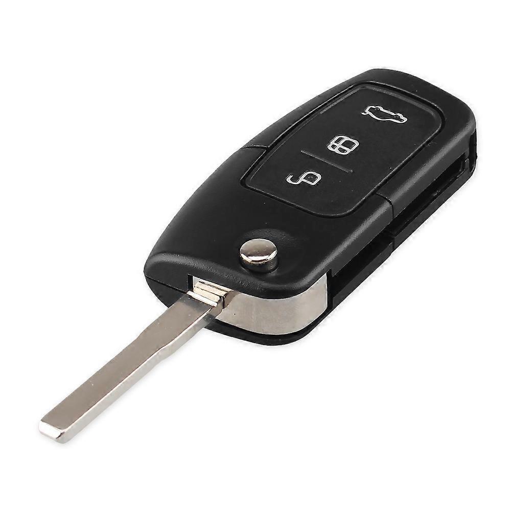 3 Button Flip Folding Modified Uncut Car Blank Key Shell Remote Case for Ford Focus Fiesta C-Max S-Max Ka Mondeo Galaxy
