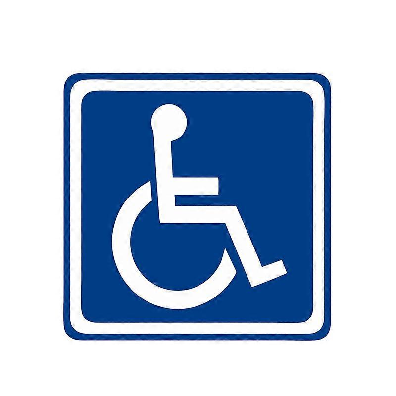 Car Sticker Fashion Disabled Sign Disability Mobility Parking Waterproof Sunscreen PVC Decal,13cm