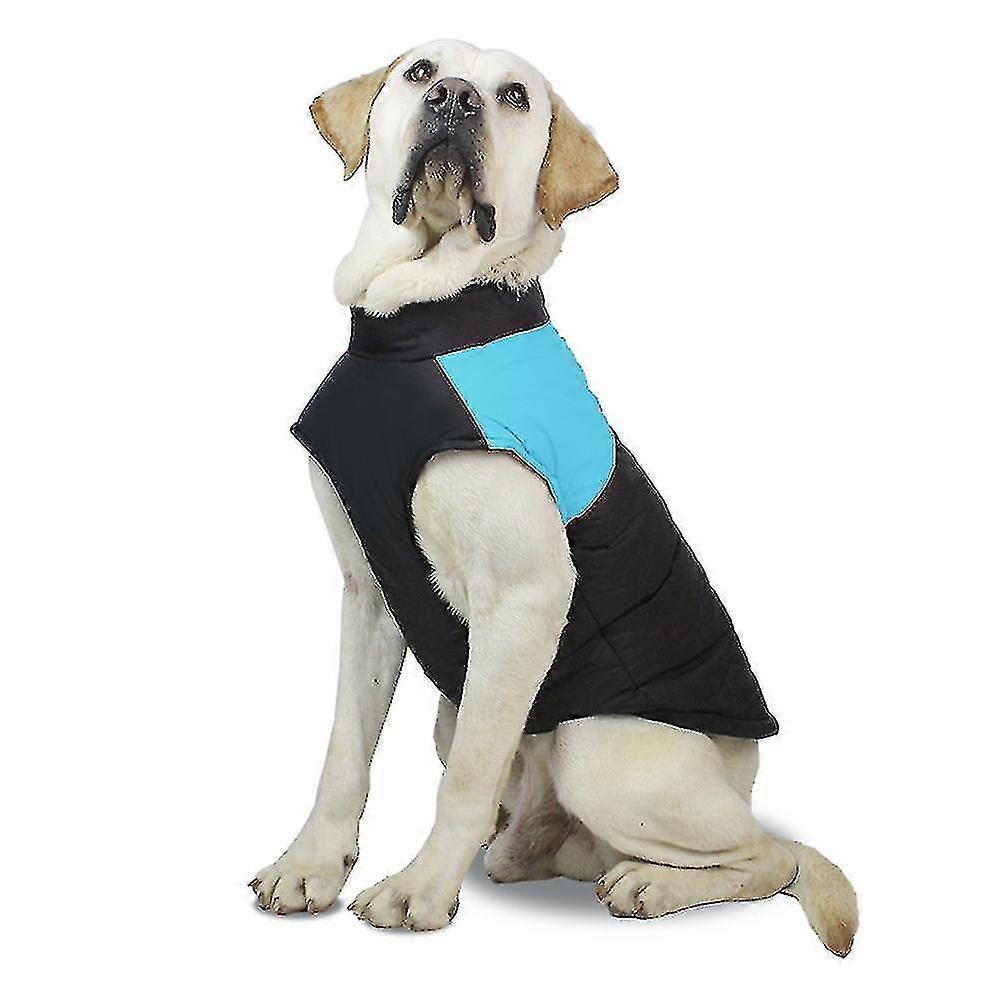 Winter Dog Vest Windproof Warm Pet Zipper Jacket Coat Dogs Plus Size Clothes