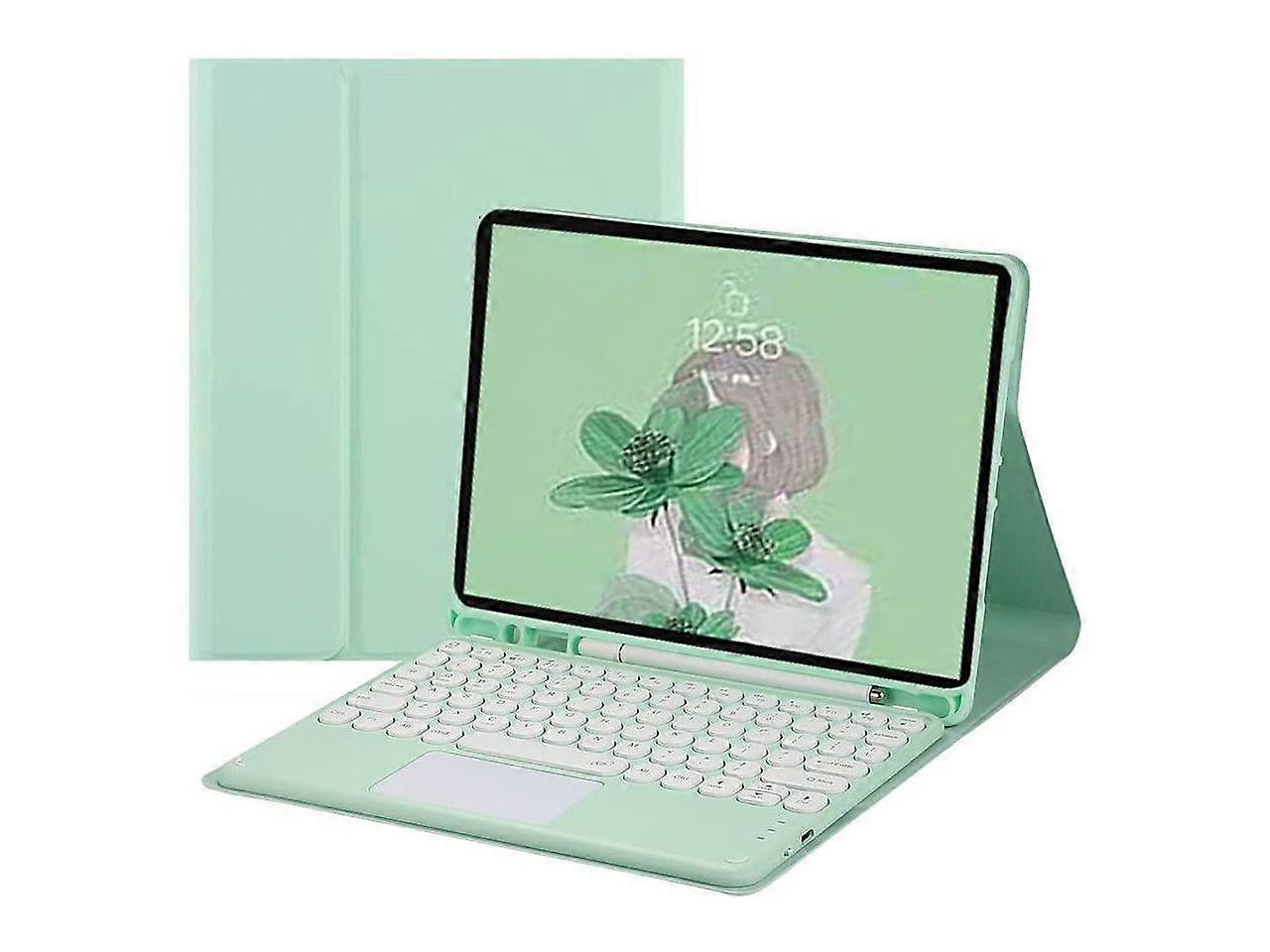 Touchpad Keyboard Case for Samsung Galaxy Tab A7 10.4 inch 2020 Mdoel SM-T500/T505/T507, Slim Leather Cover with Detachable Keyboard / Trackpad / Penc