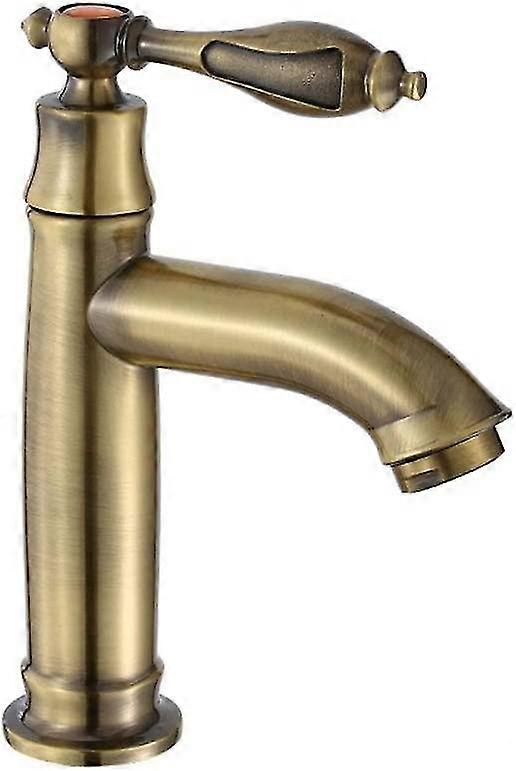 Retro Single Handle Brass Lavatory Faucet
