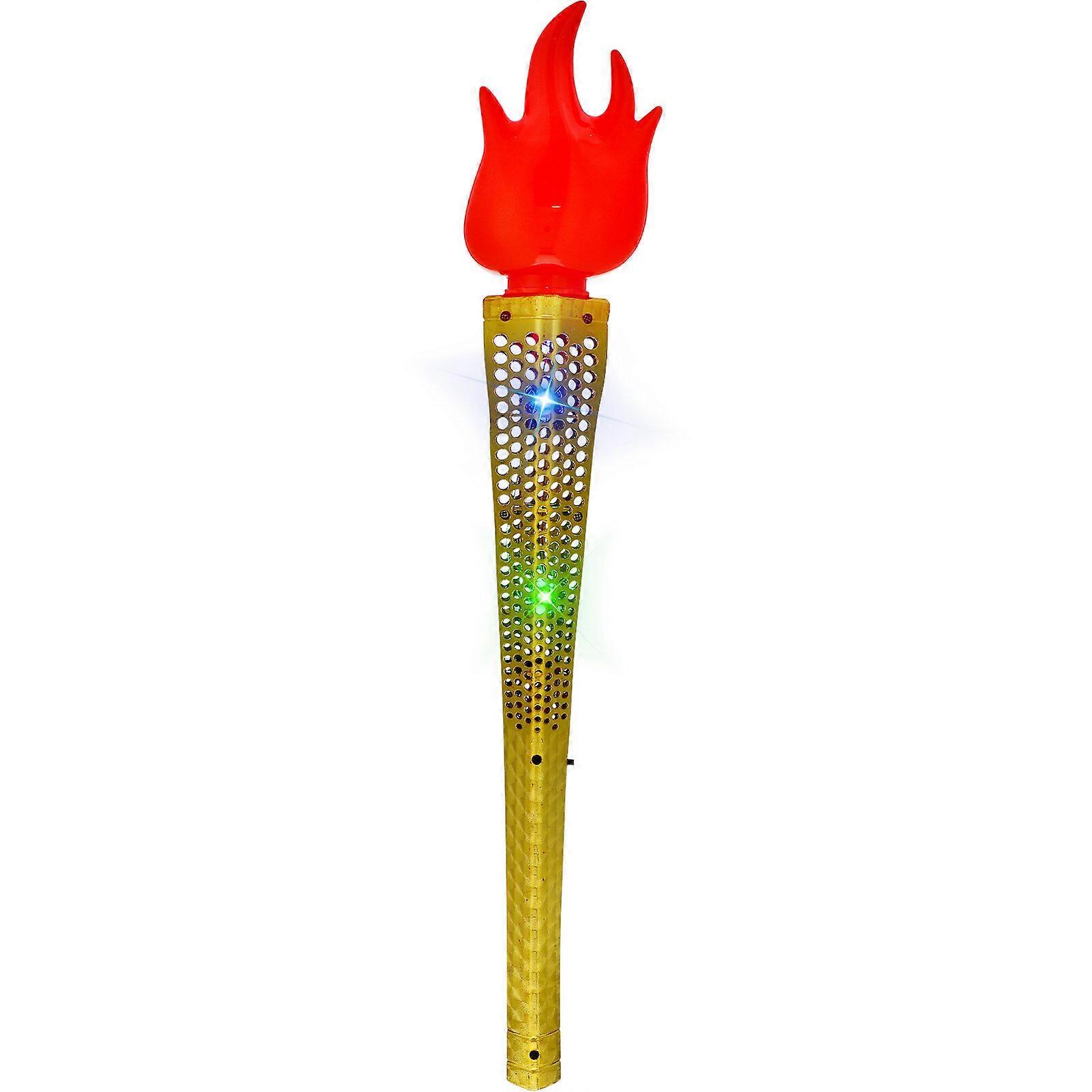 1Pc Simulation Torches Plastic Torches Plaything Kids Luminous Plaything